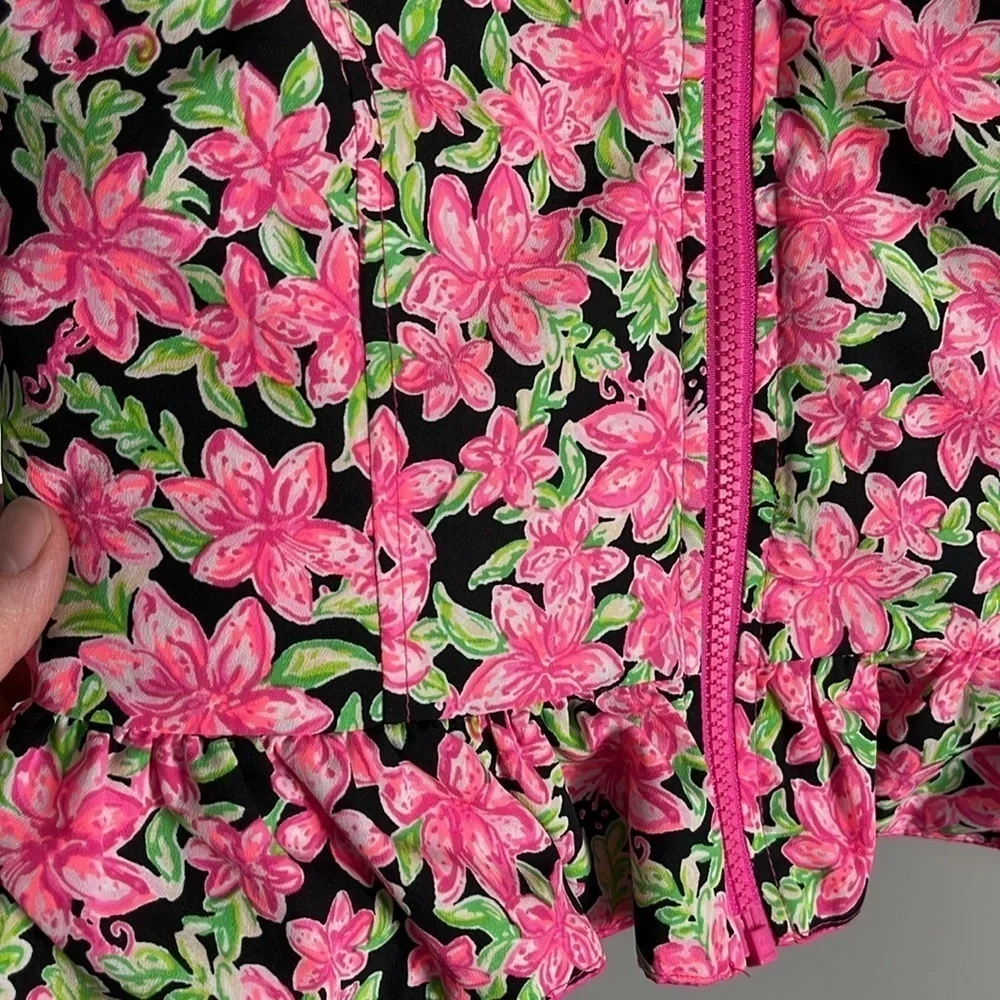 Lilly Pulitzer Small (4/5) Reversible Quilted Puffer Vest